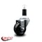 Service Caster 3'' Soft Rubber Wheel Swivel 1-3/8'' Expanding Stem Caster SCC-EX20S314-SRS-138 - alternate 2